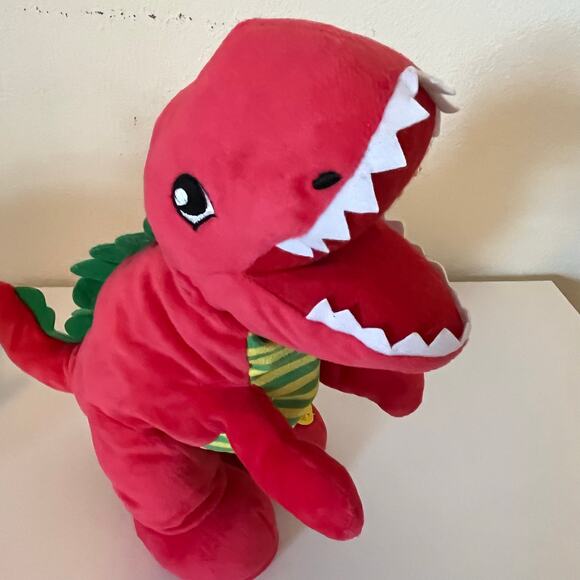 Ryan's World Roaring Dinosaurs Plush Figures T-Rex Triceratops 2018 ToyWiz - Picture 2 of 11
